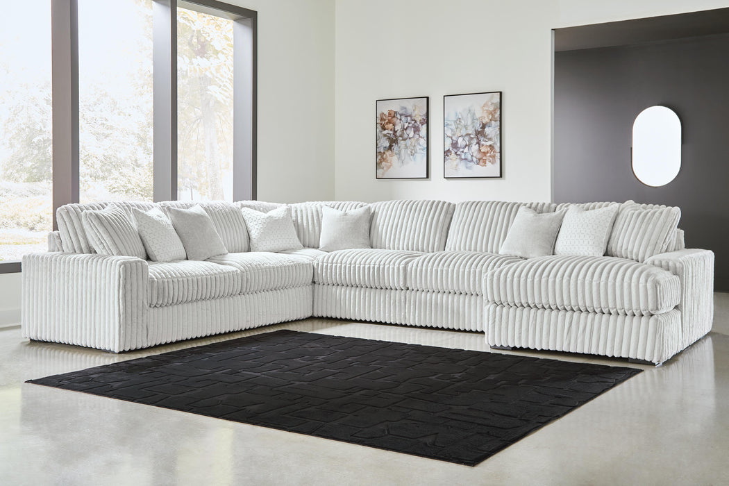 Stupendous Alloy Stupendous 5-Piece Sectional with Chaise