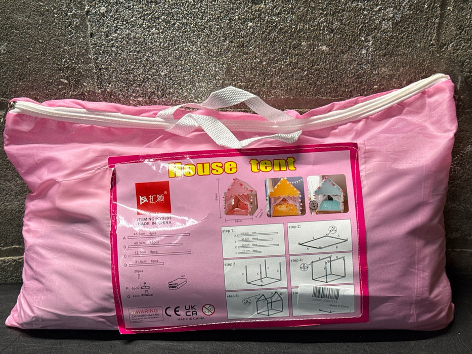 TOBBI Princess Castle Play Tent for Girls - Large 55'' x 53'' Playhouse for Indoor and Outdoor Play - new