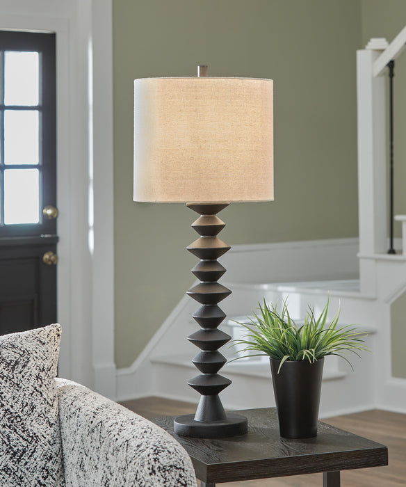Luanndon Black Poly Buffet Lamp (1/CN)