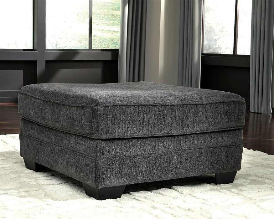 Tracling Slate Oversized Accent Ottoman