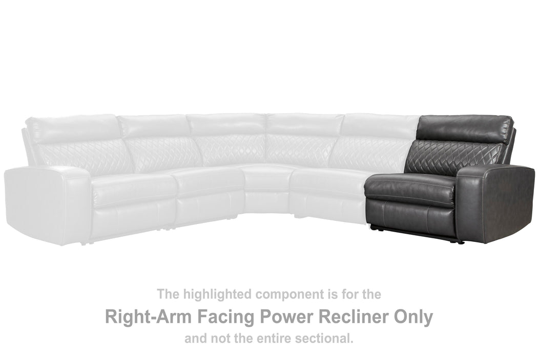 Samperstone Gray Living Room Collection