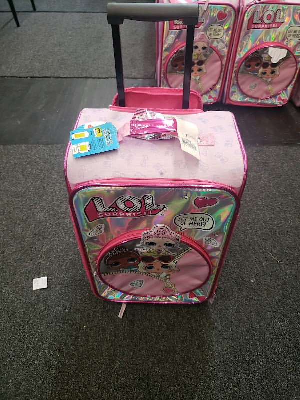 LOL Surprise Kids Rolling Luggage for Kids 20 Inches - open_box