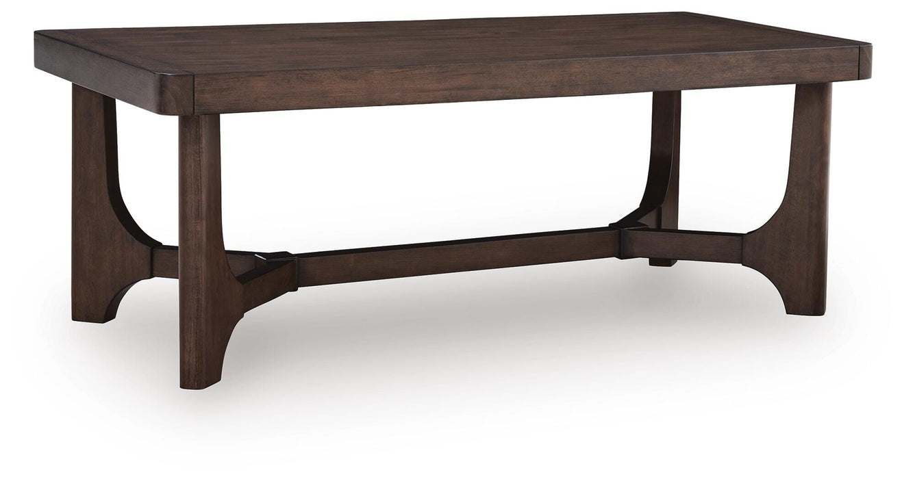 Korestone Dark Brown Rectangular Cocktail Table
