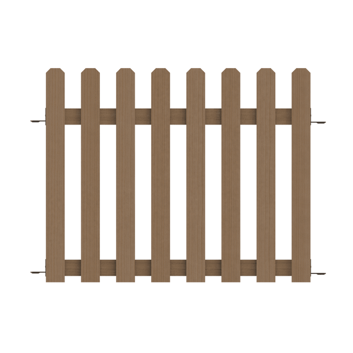 Yardlink Cedar Wood Fence Panel, 34 inch H x 47 inch W - open_box