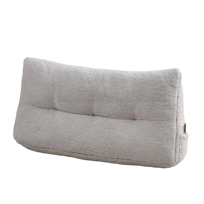 Casual Living Cozy Wedge Pillow - Gray or Beige - new