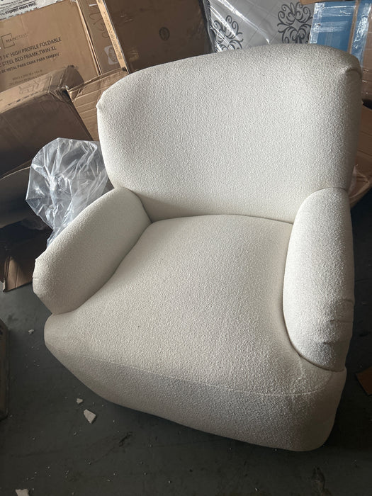 Better Homes & Gardens Waylen Accent Chair, by Dave & Jenny Marrs, Cream Boucle - new