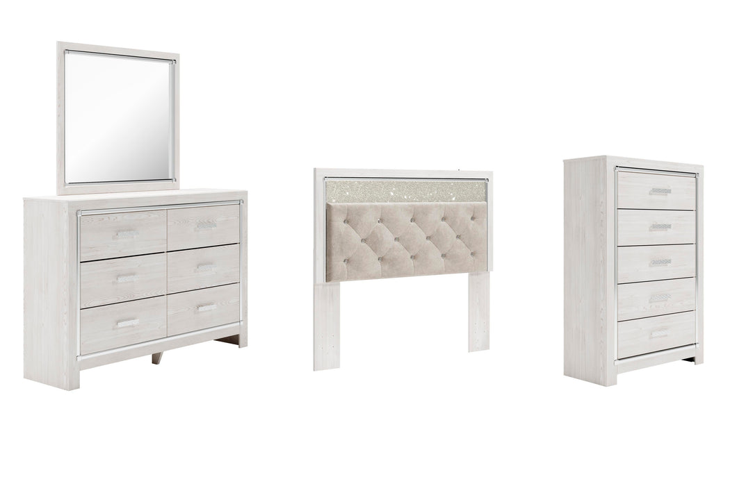 Altyra White Panel Bedroom Collection