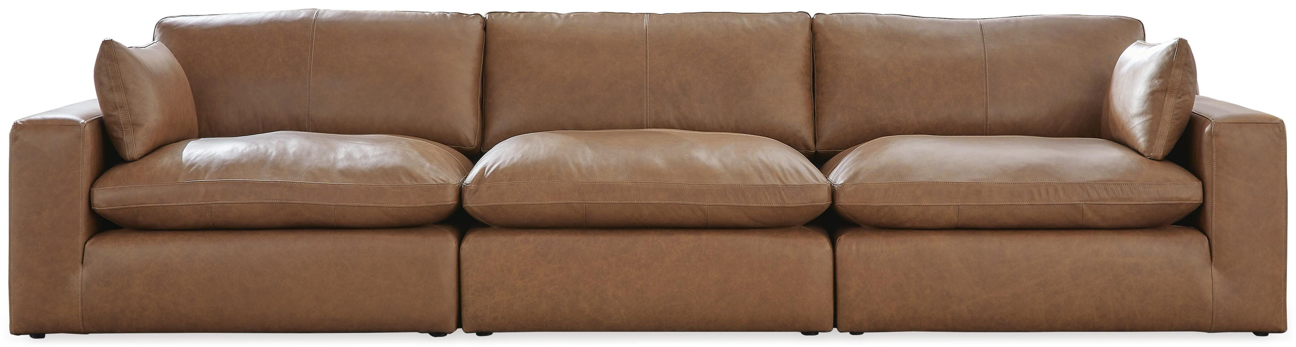 Emilia Caramel Emilia 3-Piece Sectional Sofa