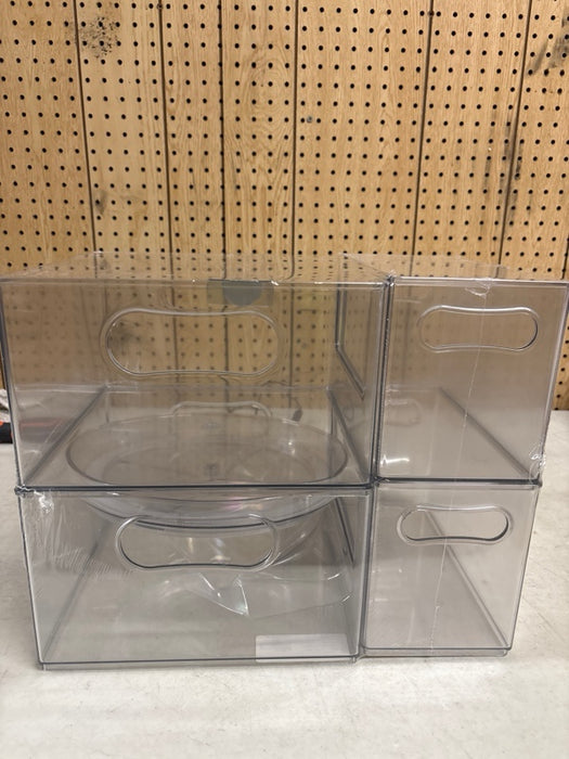 The Home Edit 5-Piece Clear Laundry Organizing System - open_box