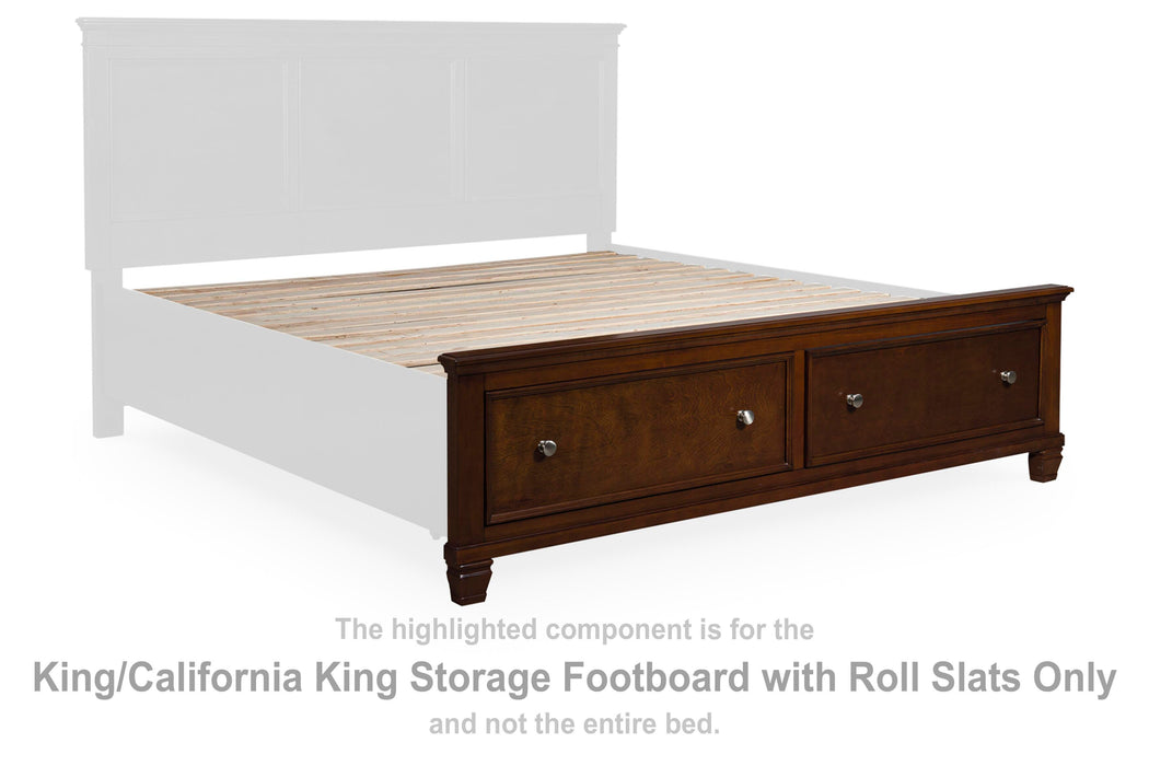 Danabrin Brown K/CK Storage FTBD w/Roll Slats