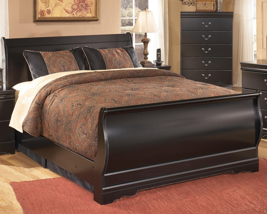 Huey Vineyard Black Huey Vineyard Full Sleigh Bed