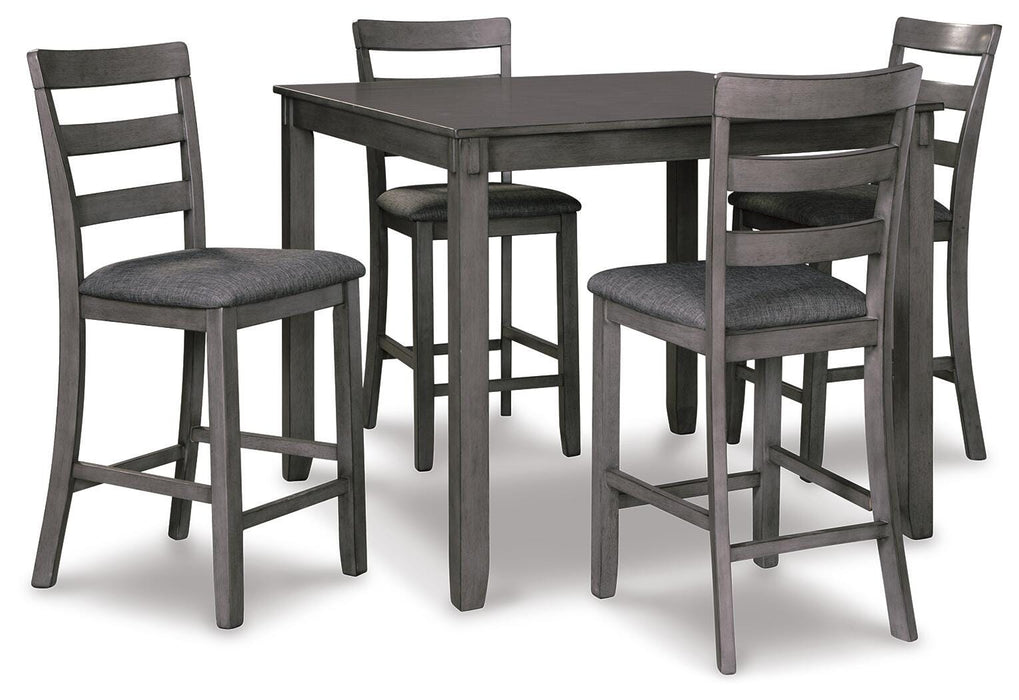 Bridson Gray Square Counter TBL Set (5/CN)