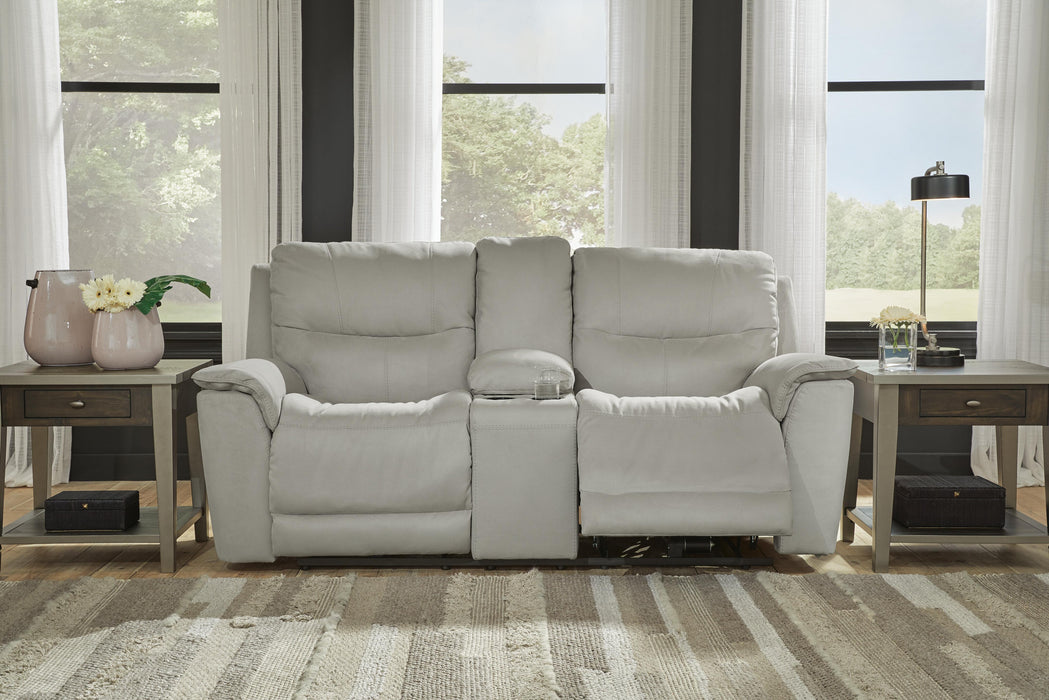 Next-Gen Gaucho Fossil PWR REC Loveseat/CON/ADJ HDRST
