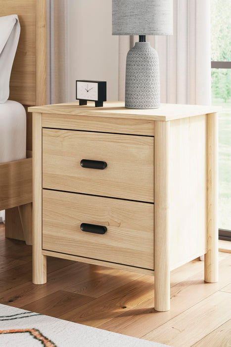 Cabinella Tan Two Drawer Night Stand