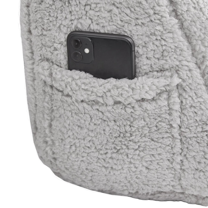 Casual Living Cozy Wedge Pillow - Gray or Beige - new