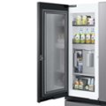 Bespoke 24 cu. ft. 3-Door French Door Smart Refrigerator with Beverage Center in Stainless Steel, Counter Depth - use_like_new