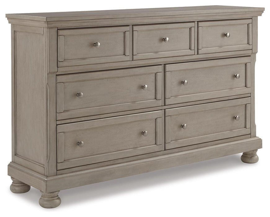 Lettner Light Gray Bedroom Furniture Pieces