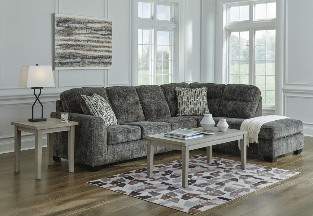 Lonoke Gunmetal Lonoke 2-Piece Sectional with Chaise