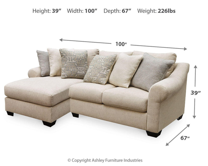 Carnaby Linen Carnaby 2-Piece Sectional with Chaise