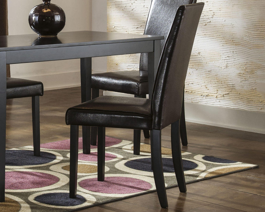 Kimonte Dark Brown Dining UPH Side Chair (Priced Per Item, Must Order 2, 4, 6, or 8)