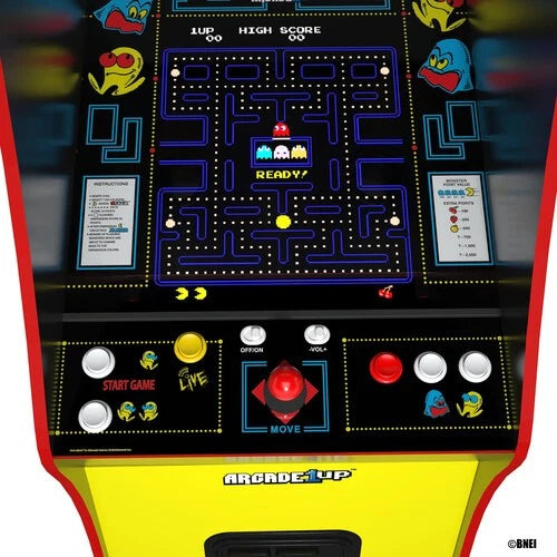 Arcade1Up Pacman Legacy Deluxe Arcade Machine - open_box