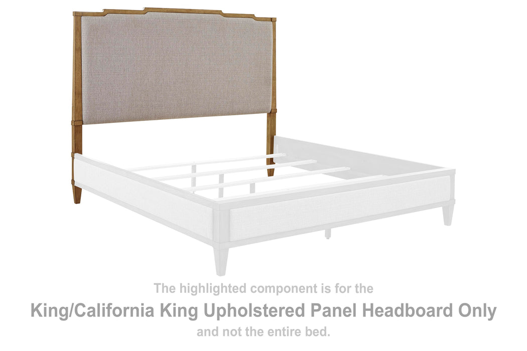 Sharlance Green/Brown King/Cal King UPH Panel HDBD