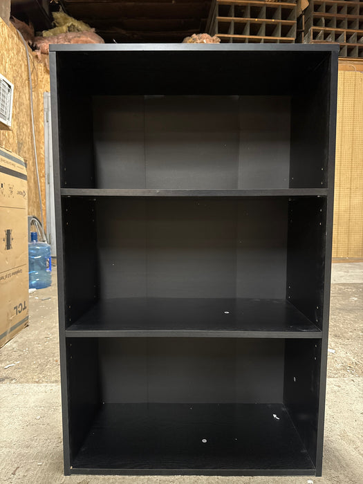 Mainstays 5-Shelf Bookcase with Adjustable Shelves, True Black Oak - new