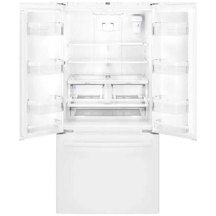 GE - 24.7 Cu. Ft. French Door Refrigerator with Internal Water Dispenser - High Gloss White - new