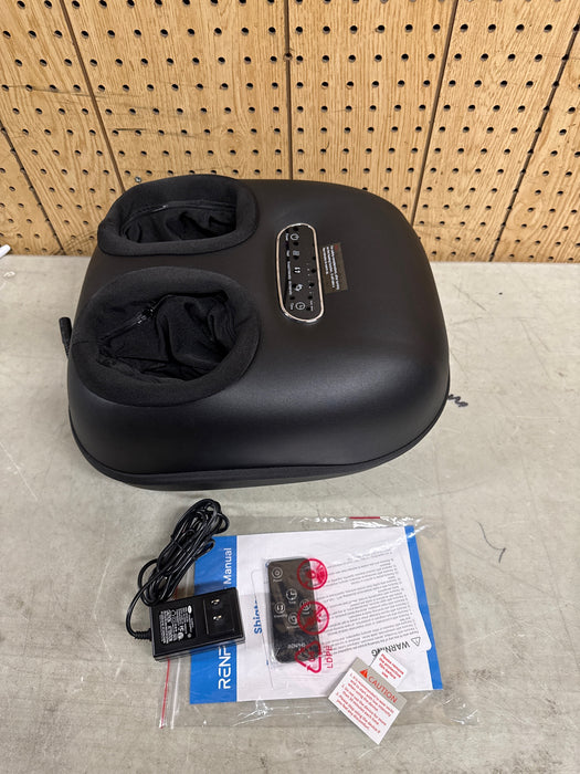 Renpho Shiatsu Foot Massager with Heat for Neuropathy Tired Foot Blood Circulation, FSA HSA Eligible,Black, Birthday Gifts for Mom Dad Men - new