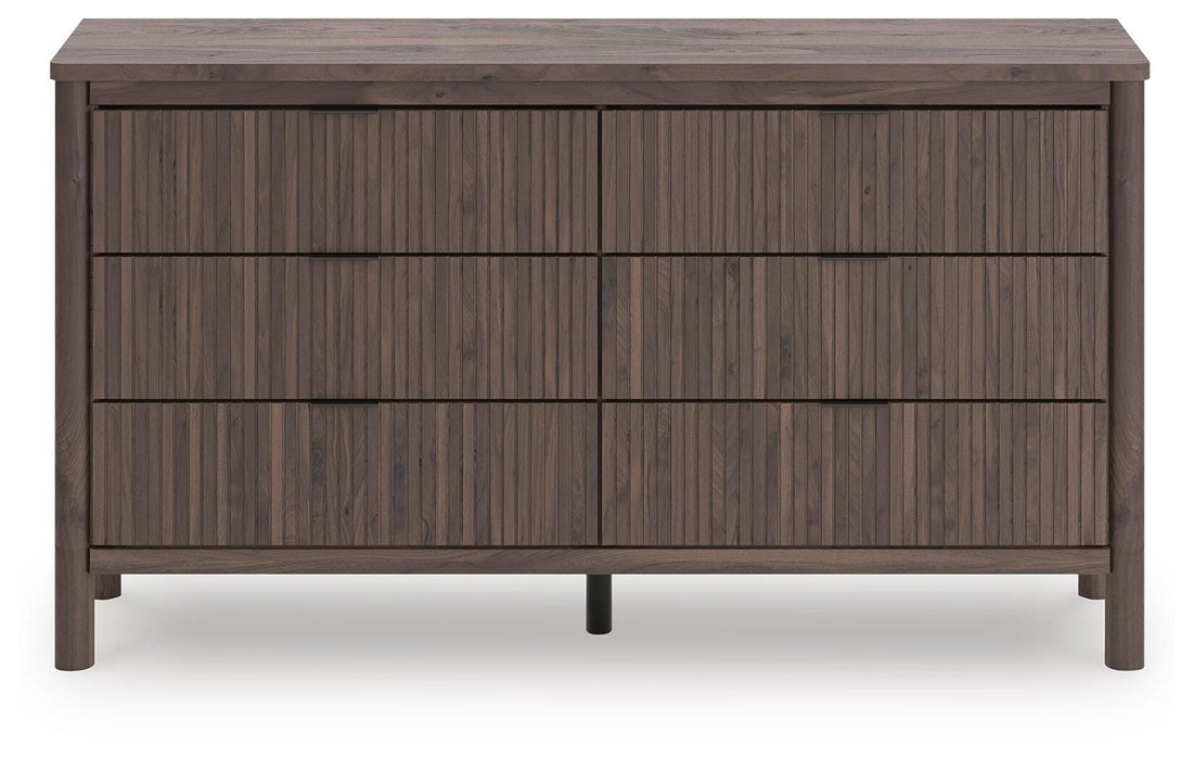 Cadmori Brown Six Drawer Dresser