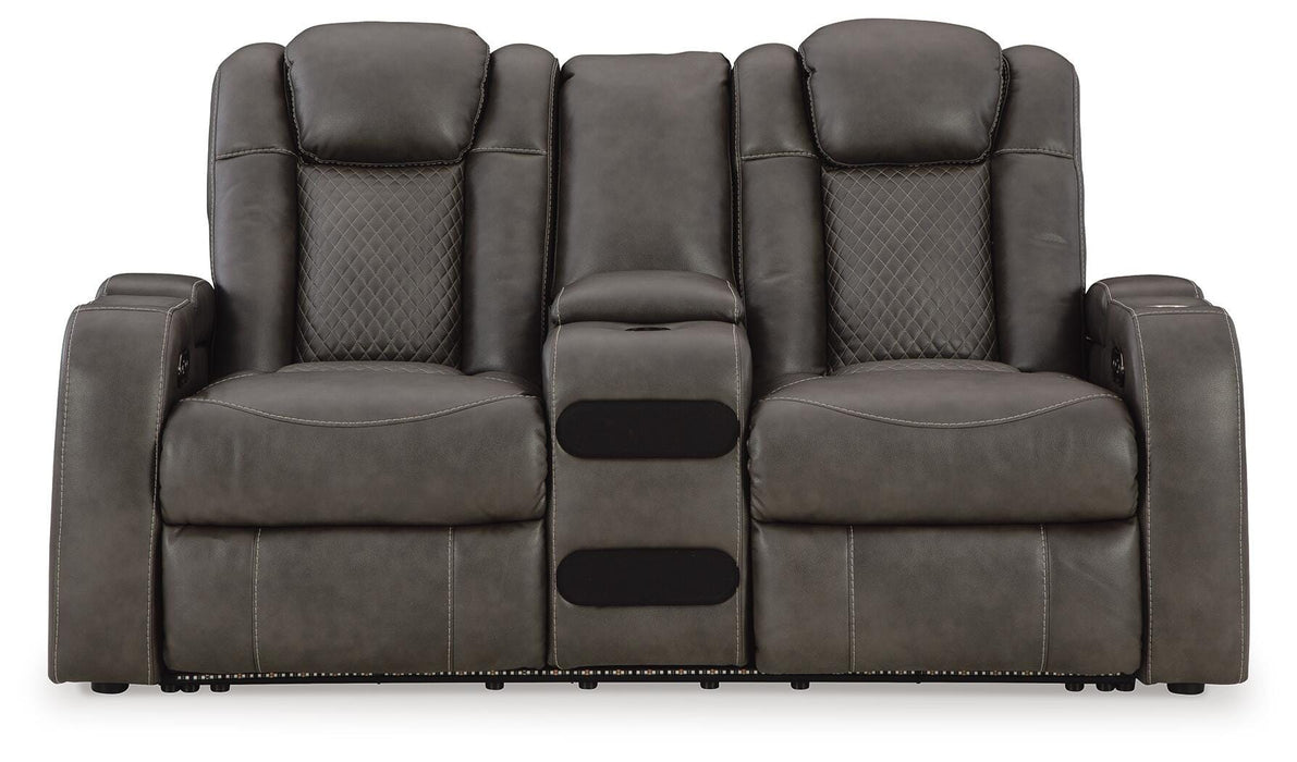 Fyne-Dyme Shadow PWR REC Loveseat/CON/ADJ HDRST