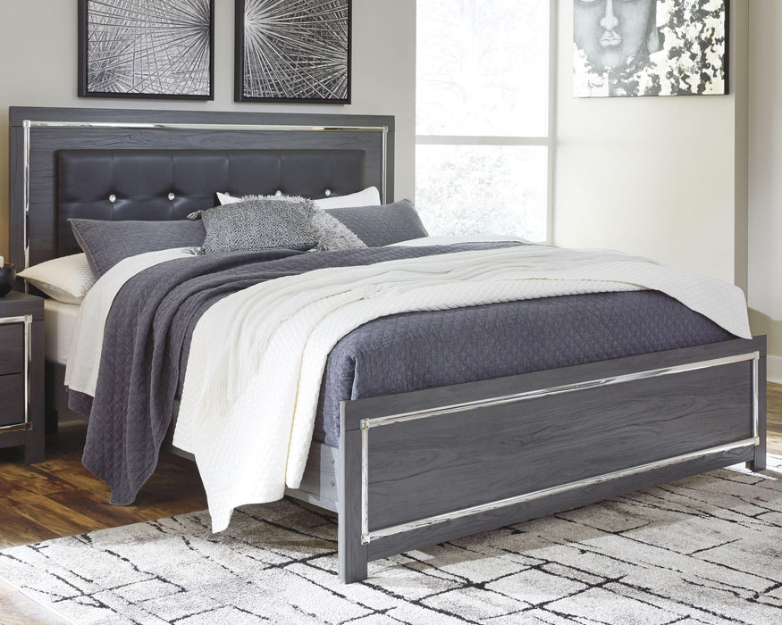 Lodanna Gray Lodanna King Panel Bed