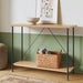 Wood and Metal Console Table Natural - Room Essentials™