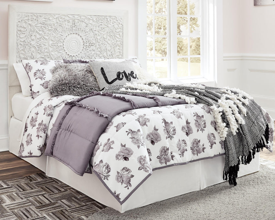 Paxberry Whitewash Full Panel Headboard