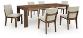 Kraeburn Brown Kraeburn Dining Table and 6 Chairs