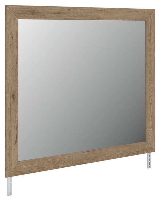 Garistyn Light Brown Bedroom Mirror