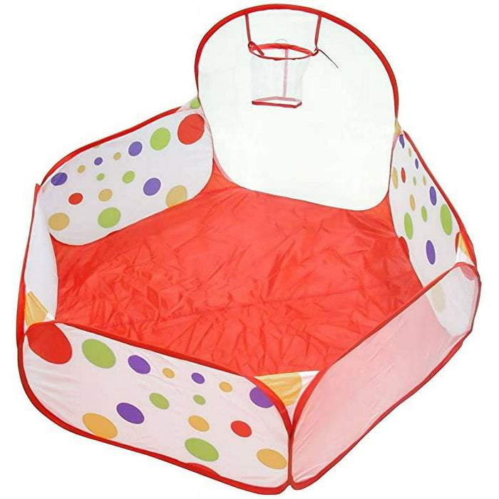 TrendBox 1.2M Collapsible Ocean Ball Basketball Tent Play House Foldable Easy Folding Indoor Outdoor For Baby Children Kids - new