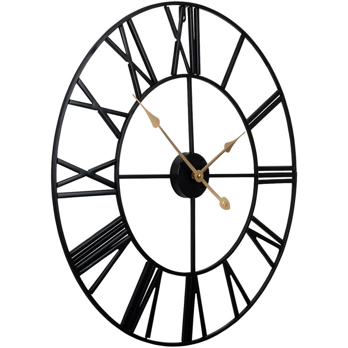 Sorbus 23 Quartz Battery Powered Wall Clock, Roman Numeral - open_box