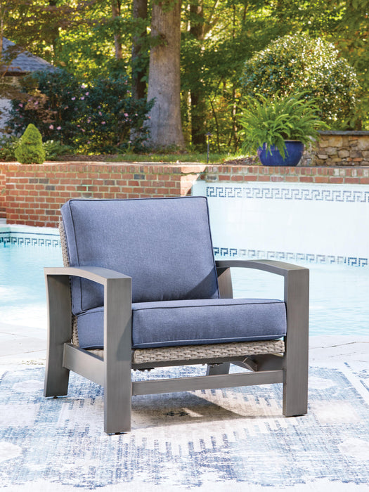 Dillon Beach Blue/Gray Spring Lounge Chair