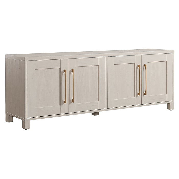 Hailey Home Chabot Transitional Alder White 68-in W TV stand ( Accommodates TVs more than 70-in ) - new