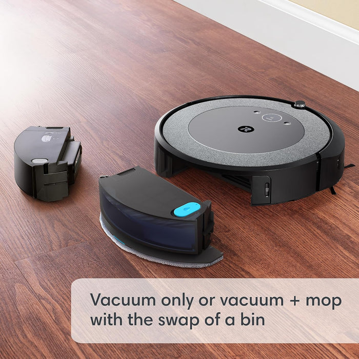 iRobot Roomba Combo i5 Robot Vacuum & Mop - Clean by Room with Smart Mapping, Works with Alexa, Personalized Cleaning Powered OS, Ideal for Pet Hair, Carpet and Hard Floors | Smart mapping, Alexa support, personalized cleaning, pet-hair pickup