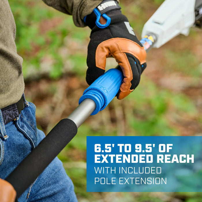 HART 20-Volt 8-Inch Pole Saw Kit, (1) 2.0 Ah Lithium Ion Battery - use_like_new