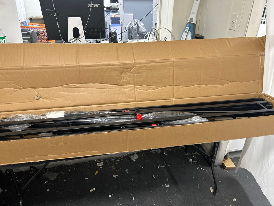 Mainstays 5" California King High Profile Easy Assembly Smart Metal Box Spring - new