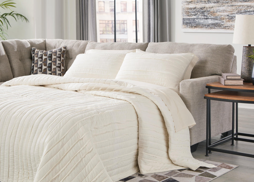 Mahoney Pebble Mahoney 2-Piece Sleeper Sectional with Chaise