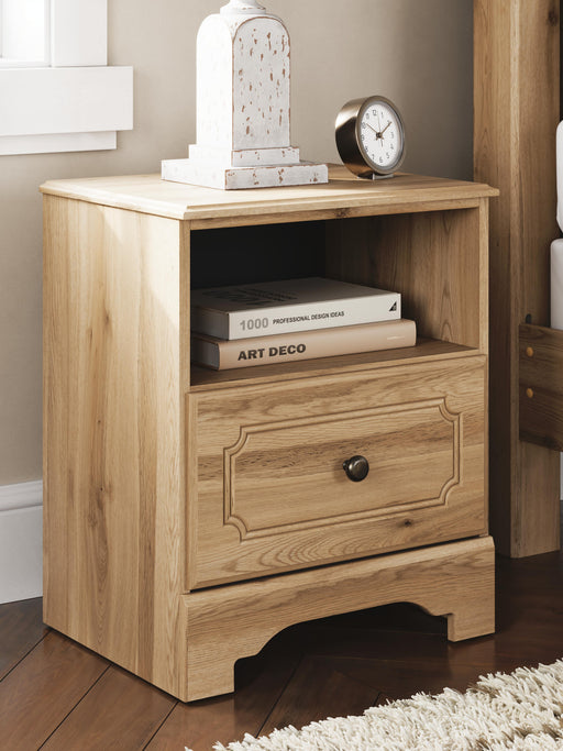 Galletyn Warm Brown One Drawer Night Stand
