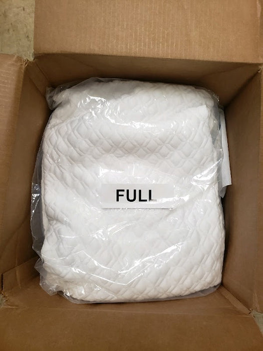 Sealy - 3”Gel Memory Foam Mattress Topper with Cover - Blue - open_box