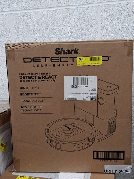 Shark PowerDetect NeverTouch Robot Vacuum & Mop, RV2820YE | 5 PowerDetect Technologies, NeverStuck, NeverTouch Base (Self-Empty 60-Day, Refill 30-Day, Pad Drying), 360° LiDAR