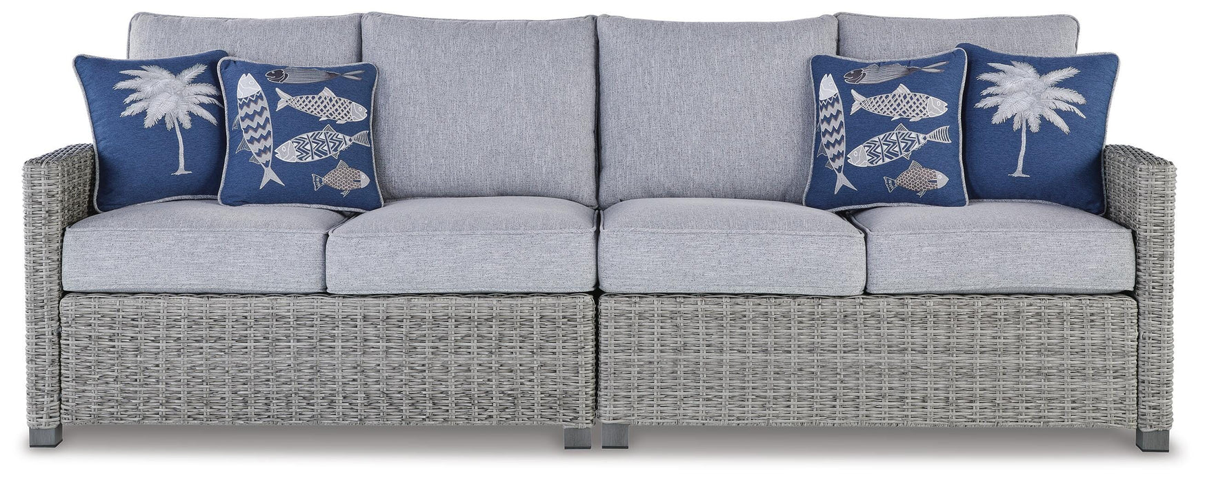 Naples Beach Light Gray RAF/LAF Loveseat w/CUSH (Priced Per Item, Must Order 2, 4, 6, or 8)