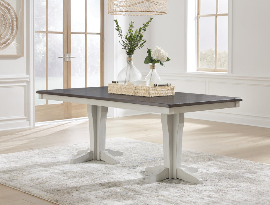 Darborn Gray/Brown Darborn Dining Table