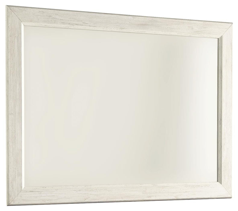 Willowton Whitewash Bedroom Mirror